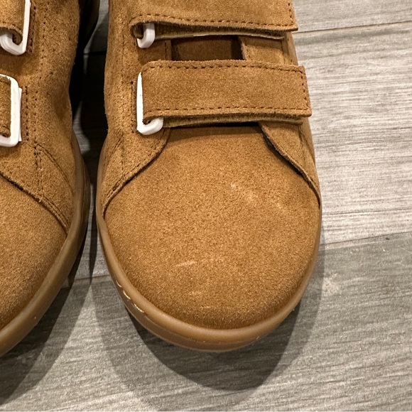 Sandro brown suede Velcro strap sneaker trainer - Picture 3 of 7